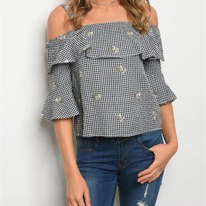 off the shoulder blouse